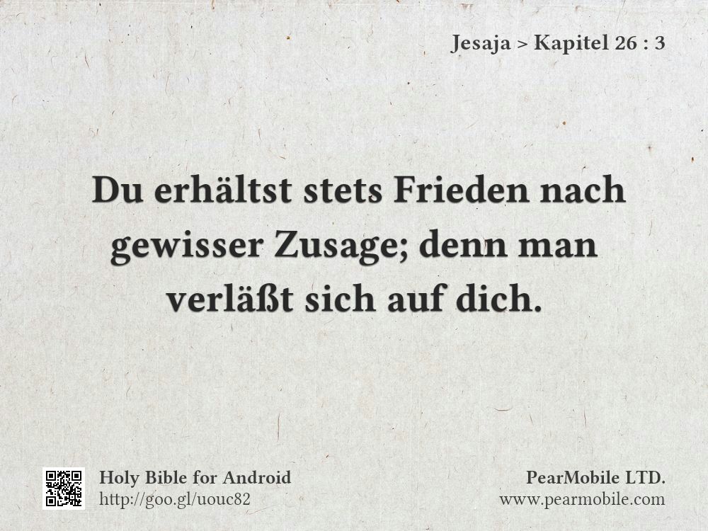 Jesaja, Kapitel 26:3